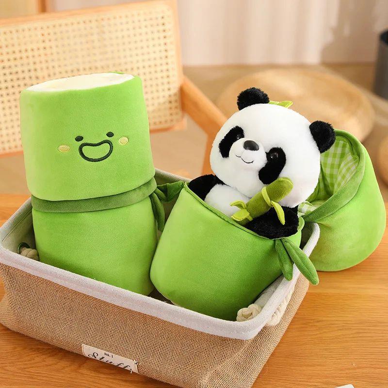 Kawaii Bamboo Panda Doll Plush Dolls Toy Soft Stuffed Plush