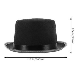 Men Party Dress Straw Cap for Magician Conjuring Hat