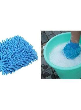 Chenille Microfiber Scratch-Free Car Wash Mitt Double Sided