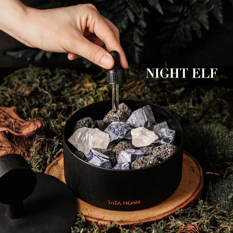 手工铁罐 小众高级 香薰室内家用持久精油扩香石无火香氛摆件礼物