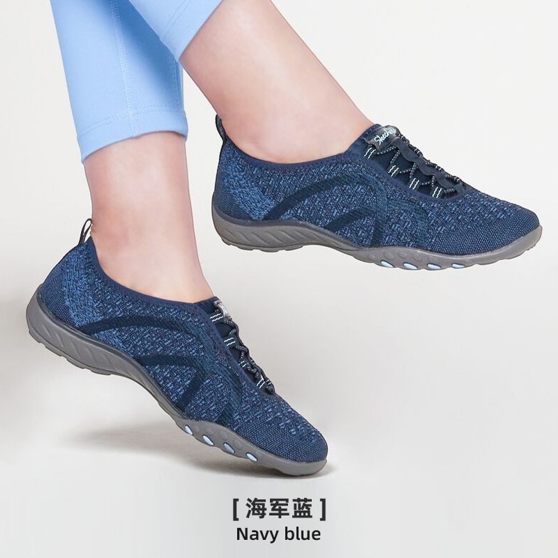 斯凯奇女鞋一脚蹬女浅口秋冬款2025年新款超轻透气健步休闲鞋进口