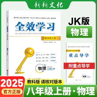 2025全效学习九年级下册物理教课版学业评价方案七年级八年级九年级上册下册同步练习册