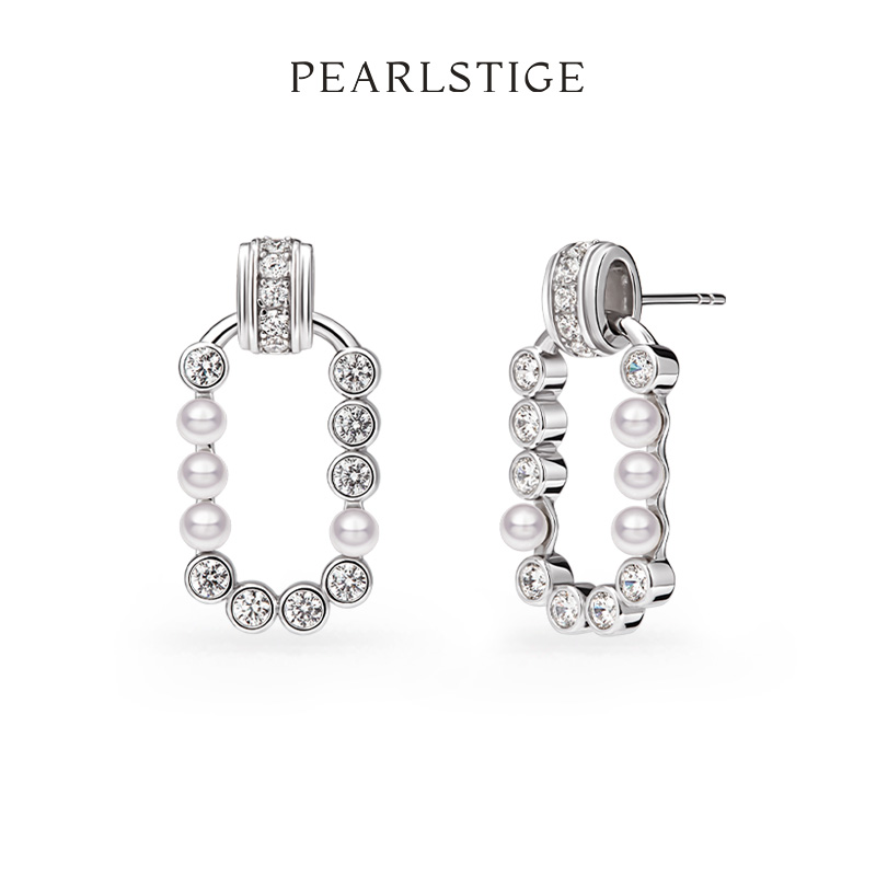 PEARLSTIG光环SHE珍珠耳钉