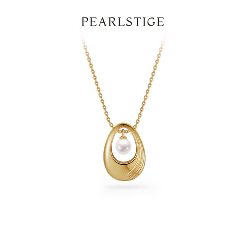 PEARLSTIGE曙光系列波纹珍珠吊坠