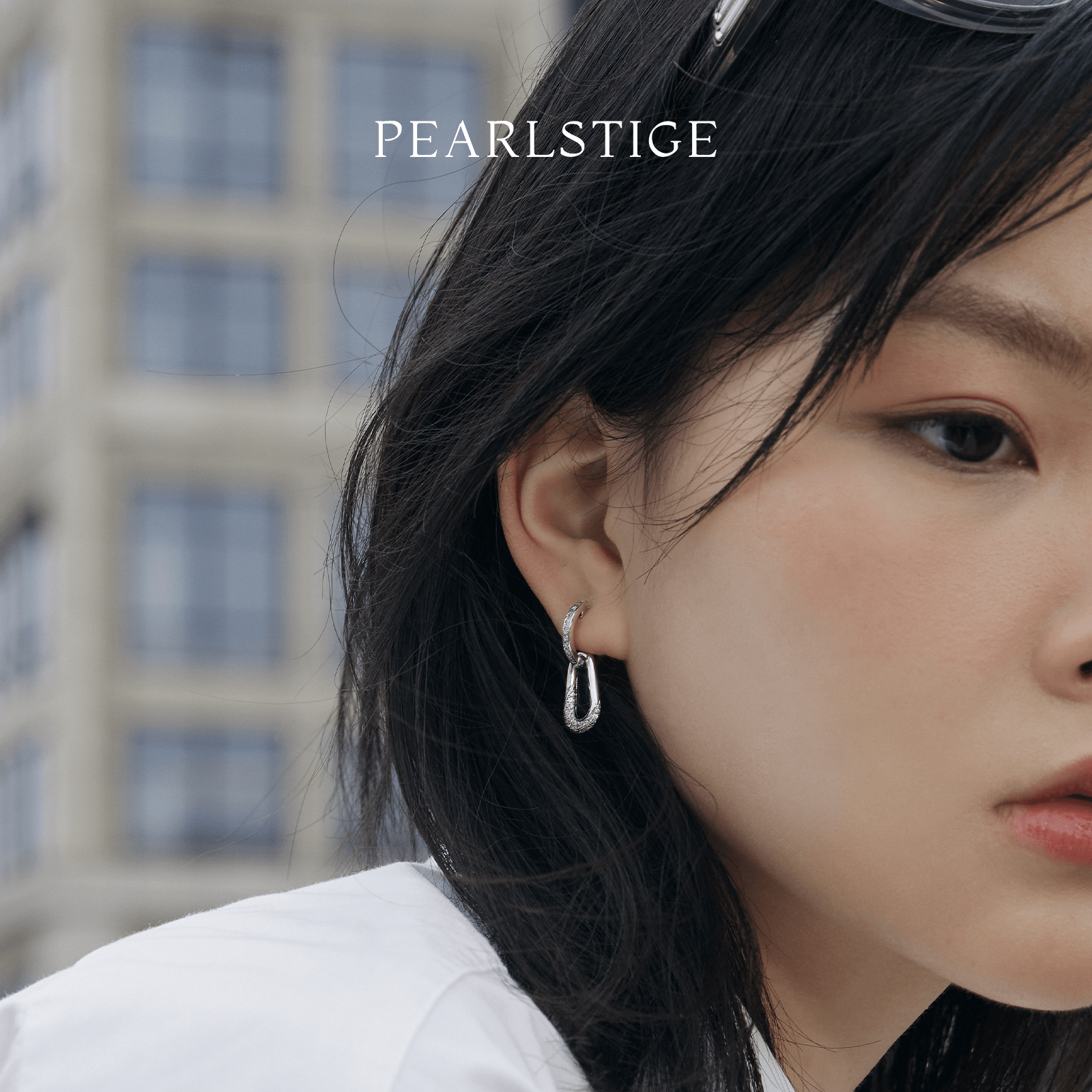 PEARLSTIGE至如星河扣耳钉