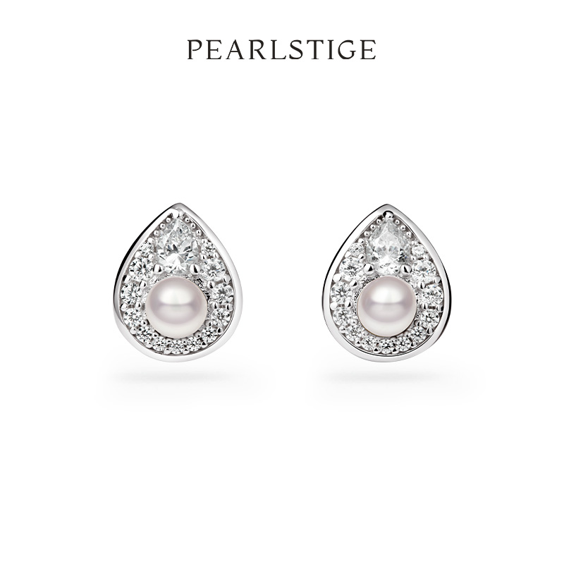 PEARLSTIGE水滴系列珍珠耳环