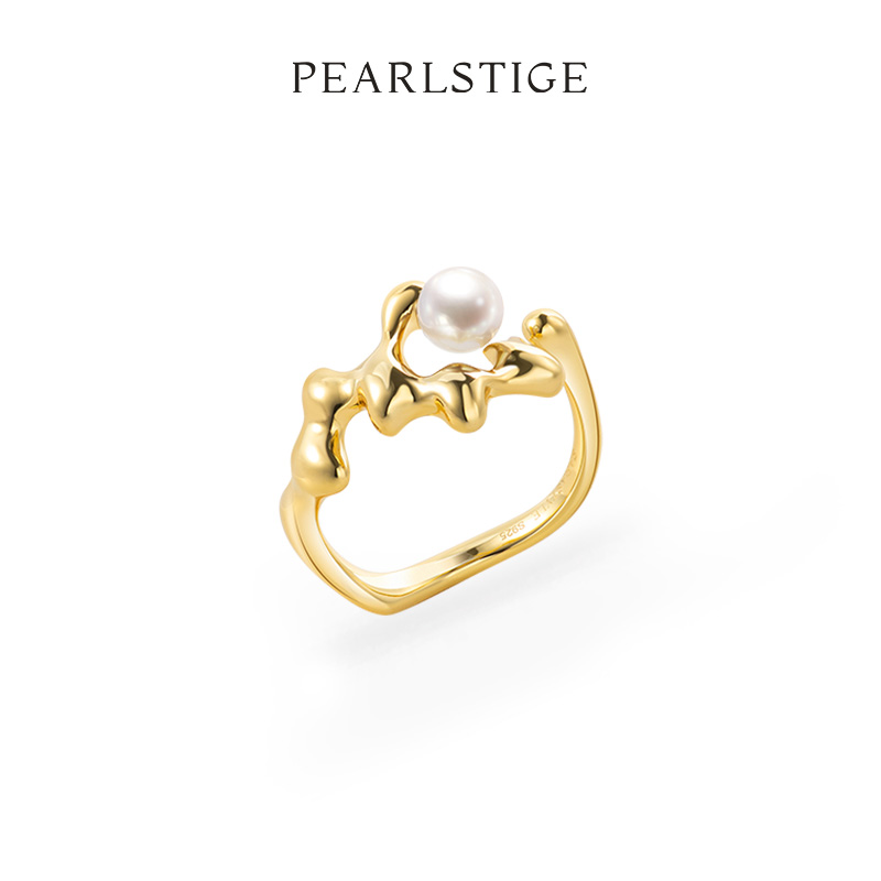 ACQUA系列融珍珠开口戒