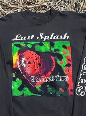 The Breeders乐队另类摇滚Vintage高街长袖T恤1993Last Splash