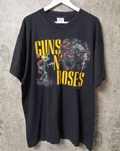 枪与玫瑰Guns N' Roses1987Appetite For Destruction短袖高街T恤