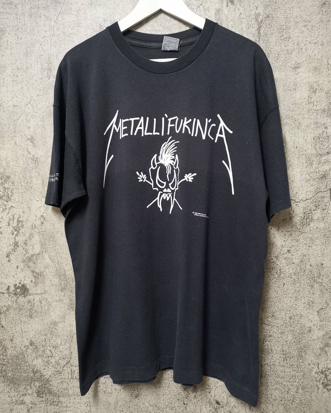 金属乐队Metallica1991专辑Nothing Else Matters高街T恤做旧短袖