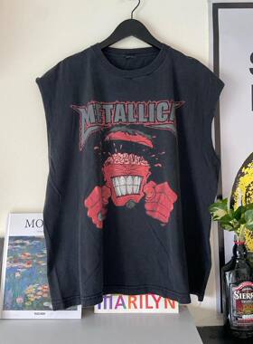 Metallica摇滚乐队vintage美式