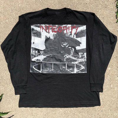 Vintage美式发烧友长袖T恤