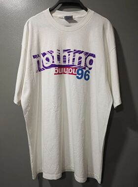 九寸钉乐团NIИ摇滚乐队1996纪念重磅vintage90年代短袖加大码T恤