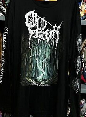 Old Funeral 第一张专辑 The Older Ones 复古水洗重磅长袖T恤