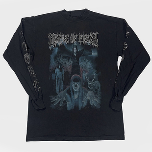 罕见 2001cradle of filth blighting states of america长袖T恤