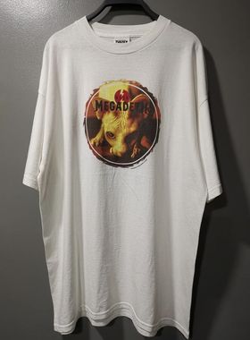 Megadeth开创美国Thrash Metal重要乐队日系古着vintage欧美短T