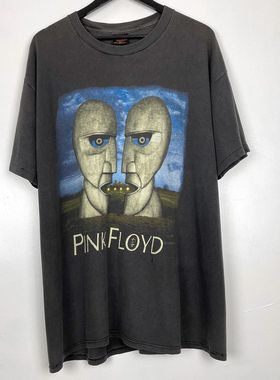 平克弗洛伊德Pink Floyd1994专辑The Division Bell海报做旧短袖