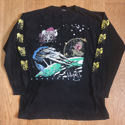 Morbid Angel 美国金属乐队Nocturnus Thresholds音乐专辑长袖T恤