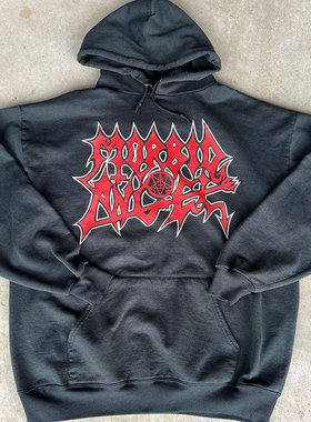 Morbid Angel病态天使乐队Altars of Madness死亡金属连帽卫衣