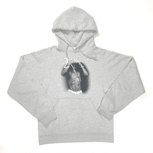 经典饶舌歌手图派克2Pac嘻哈rapper穿搭vintage风宽松连帽卫衣