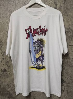银椅合唱团Silverchair另类高滚乐队美式重磅复古短袖vintageT恤