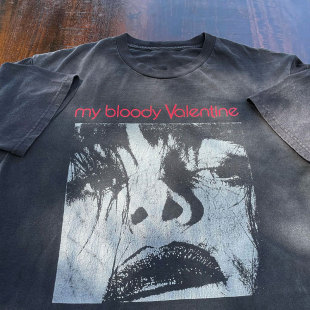 My Bloody Valentine vintage美式复古摇滚小众复古大码短袖T恤