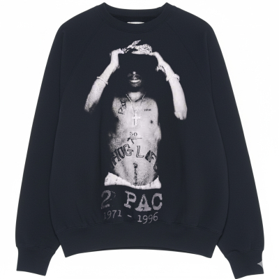 摇滚美式vibe风嘻哈小众别致还百搭日常高街美潮无性别圆领卫衣