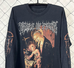 Filth2003Black Metal For T恤 黑金摇滚 Bastards长袖 Cradle