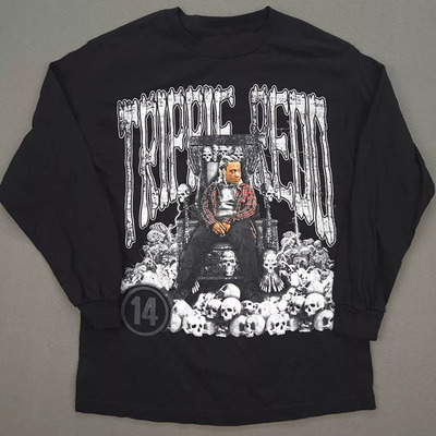 Trippie Redd 特里皮·雷德美国说唱歌手专辑封面嘻哈重磅长袖T恤