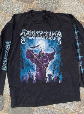 Vintage 美式 Dissection 1996 European Tour 罕见稀有长袖T恤