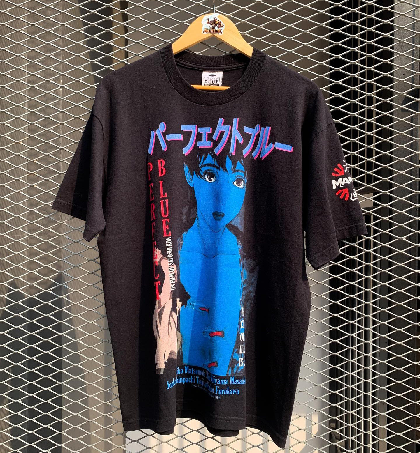 perfect blue未麻之部屋动漫复古oversize潮流宽松90年代短袖t恤