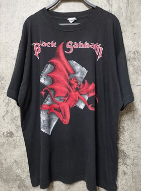 黑色安息日Black Sabbath1992Dehumanizer演唱会巡演纪念短袖T恤