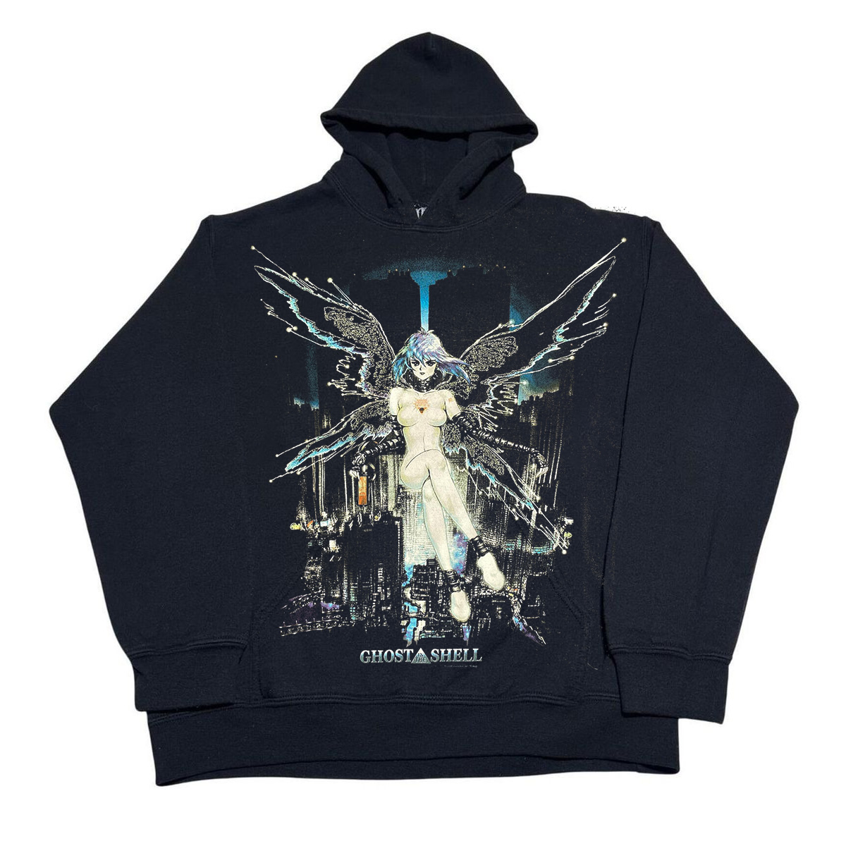 Ghost in the Shell攻壳机动队宽松 oversize 落肩小众连帽卫衣