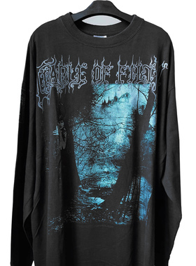 罕见！Cradle of Filth！1996专辑Dusk and Her Embrace长袖T恤