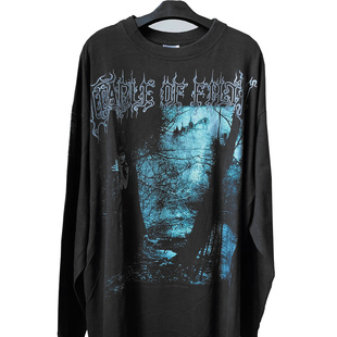 罕见！Cradle of Filth！1996专辑Dusk and Her Embrace长袖T恤
