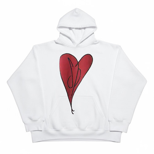 Smashing Pumpkins碎南瓜乐队红心创意设计宽松百搭休闲连帽卫衣