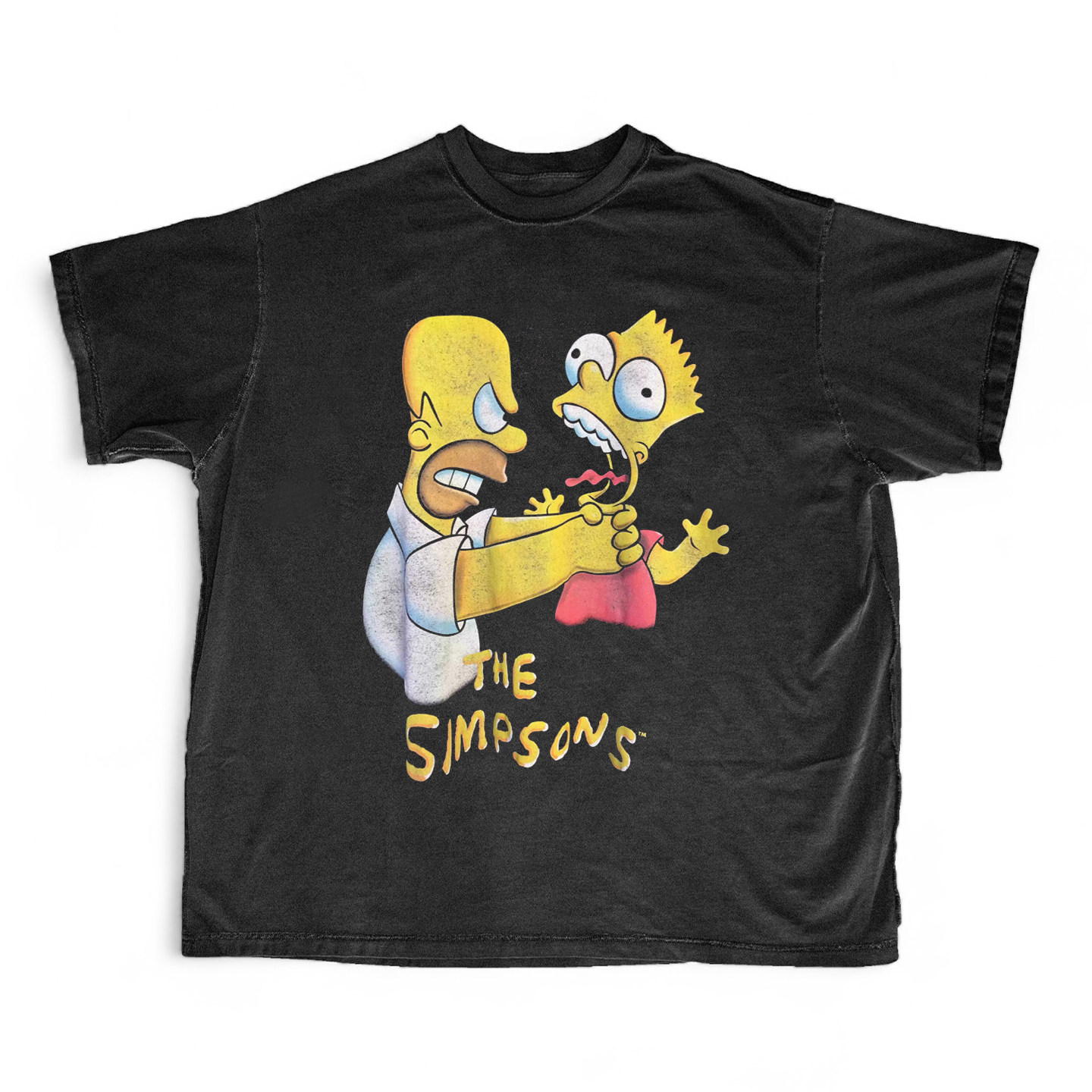 做旧水洗暗黑黑色系轻亚文化日常休闲无性别街头滑板小众短袖T恤