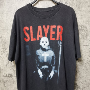 超级杀手乐队Slayer1998专辑歌曲魔鬼音程海报摇滚复古直喷短袖T