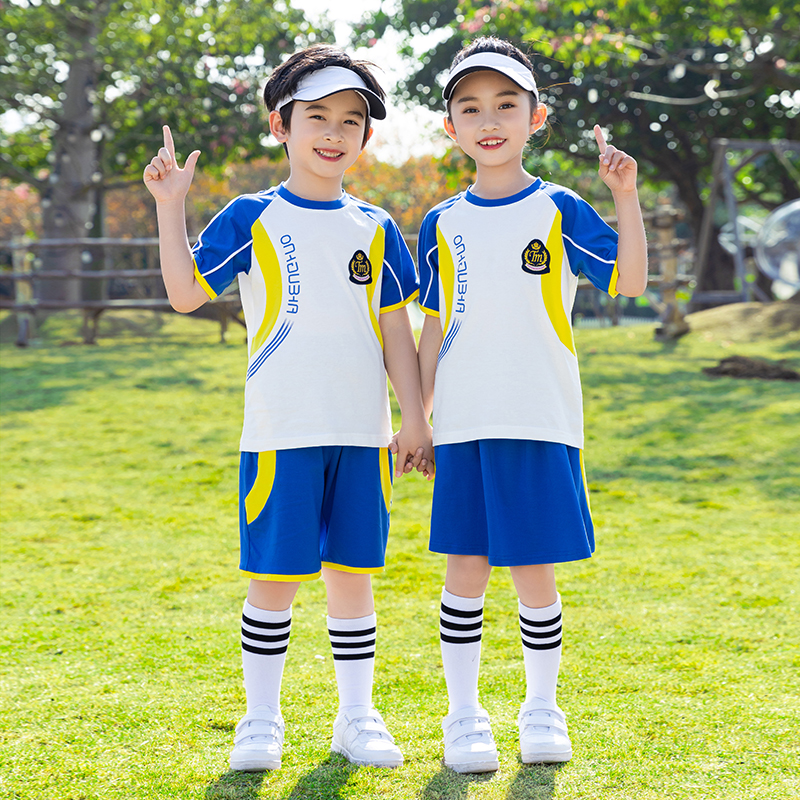幼儿园园服夏装运动服儿童班服夏季纯棉套装毕业照服装小学生校服