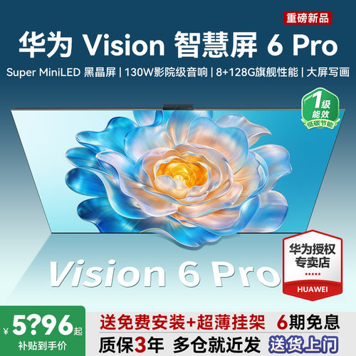 包安装+超薄挂架！Vision6Pro