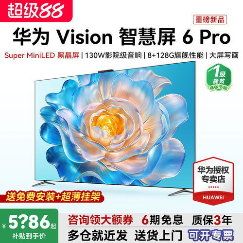 包安装+超薄挂架！Vision6Pro