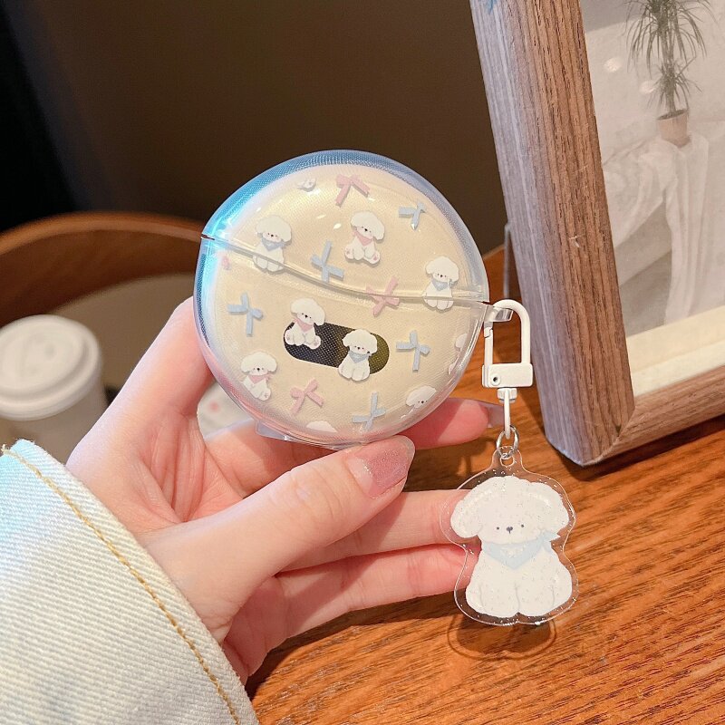 适用于M79保护套蓝悦M79耳机保护壳纽曼M79蓝牙耳机保护套佐伴M79保护套分体壳TPU软壳透明可爱新款少女潮流图片
