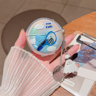 适用蓝悦M79耳机保护壳纽曼M79耳机保护壳可爱卡通佐伴M79无线耳机保护套华强北M79耳机保护套透明分体壳挂件