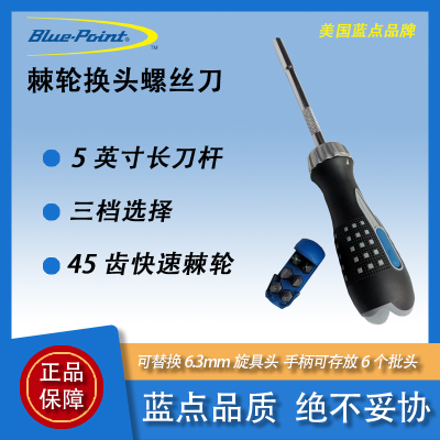 美国实耐宝蓝点工具螺丝刀棘轮套装维修工具解刀螺丝刀组套snapon