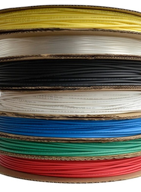 红色热缩管绝缘套管 UL环保阻燃1/2/3/4/5/6/10/12/20mm整卷包邮