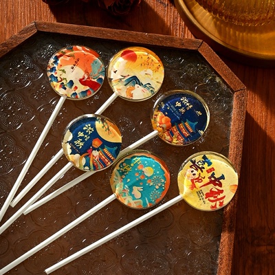 中秋节礼物祝福语棒棒糖