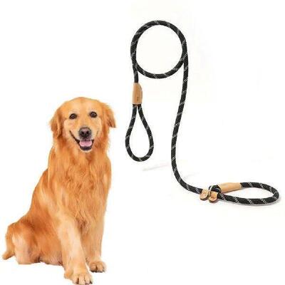 Dog Collar,Dog Leash Slip Rope Lead Leash with Comfortable