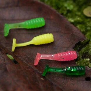 50Pcs Soft Fishing Lures 1.5cm Artificial Baits Small