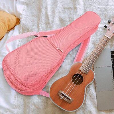 Cotton Ukulele Bag Adjustable Strap Waterproof Fabric Large
