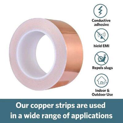 Copper Foil Tape 50mm x 30M for EMI Shielding Conductive